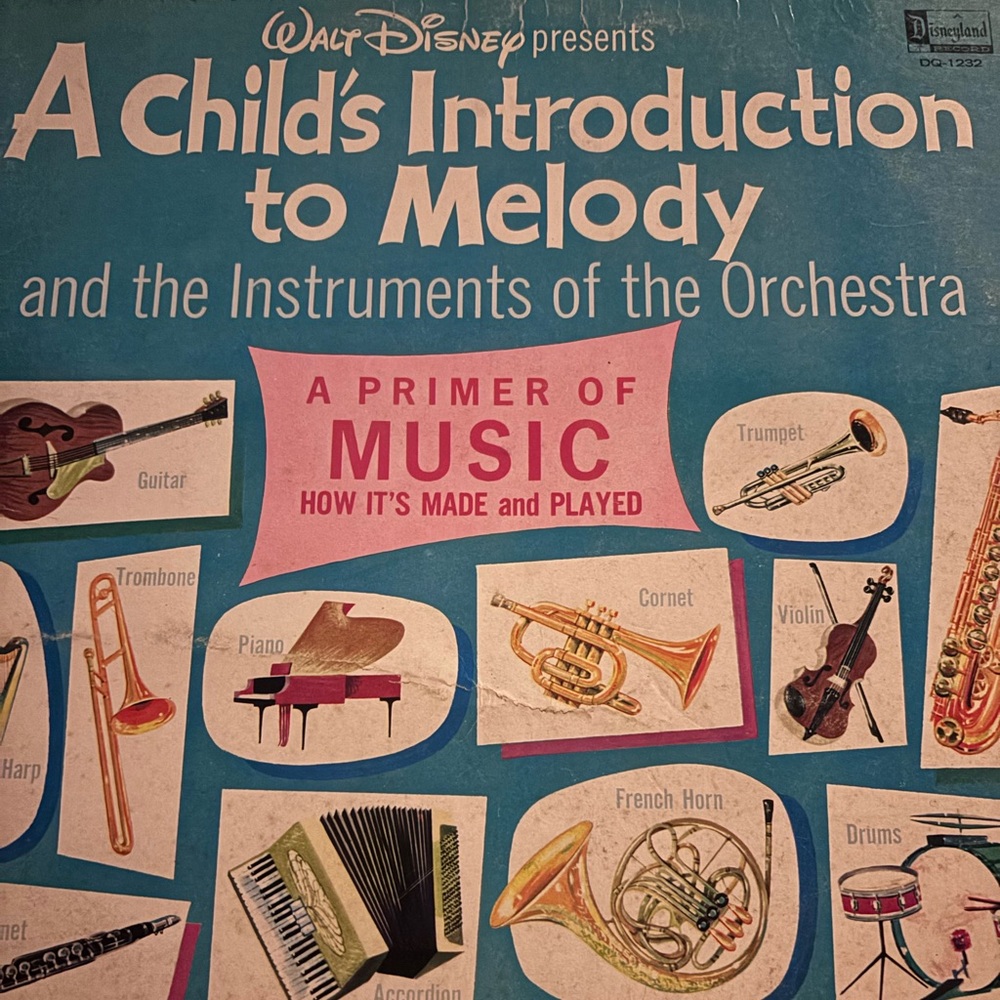 Walt Disney A Child's Introduction to Melody VTG vinyl